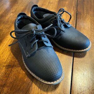 Classic Black Kids Dress Shoes